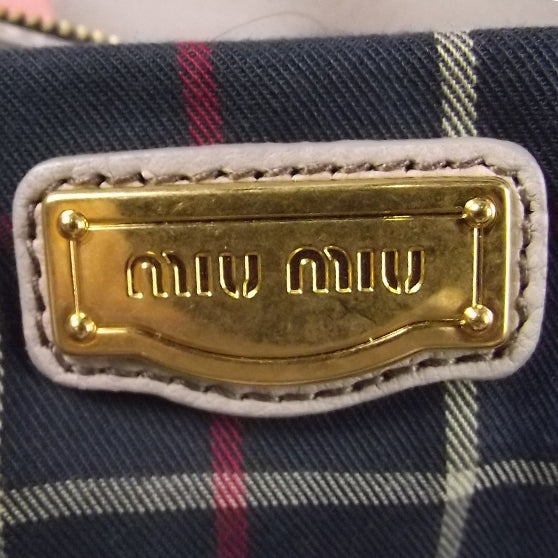 Miu Miu Cervo Deerskin Tote Pomice 6 of 7