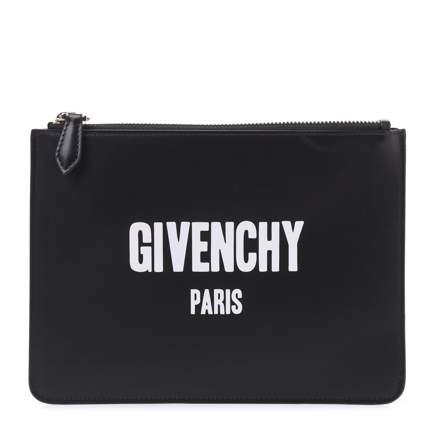 Givenchy Calfskin Medium Logo Pouch Black 1 of 10