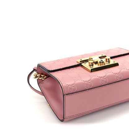 Gucci ssima Small Padlock Shoulder Bag  Rose Baby Candy 7 of 8