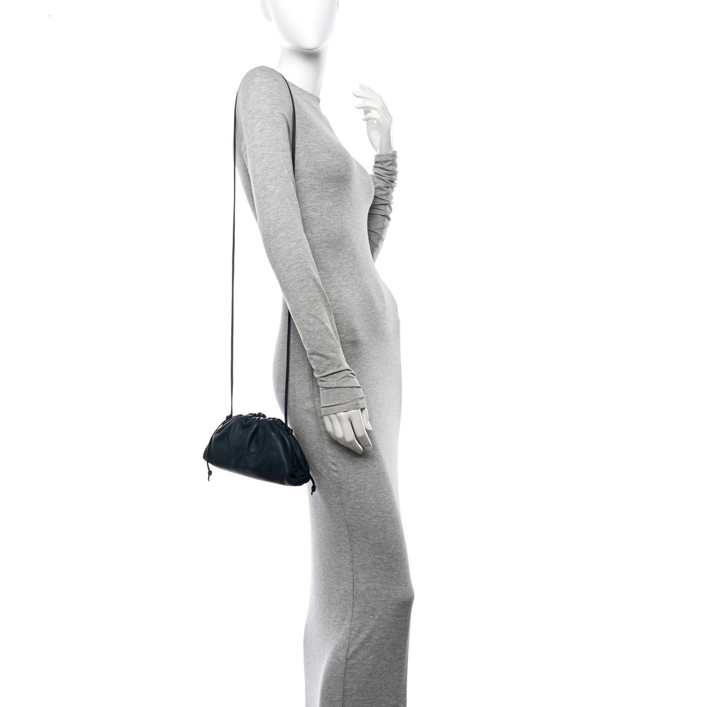 Butter Calfskin The Mini Pouch Deep Blue