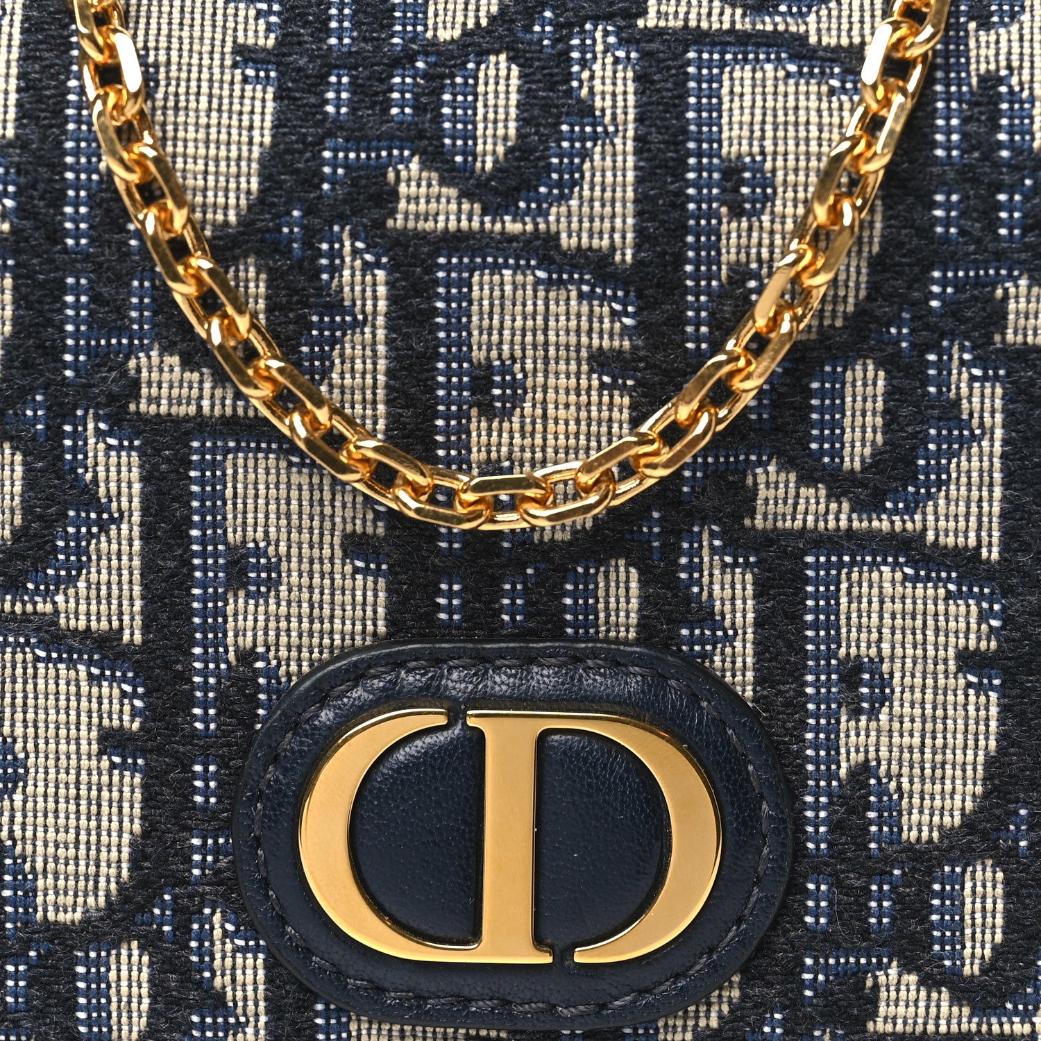 Christian Dior Oblique Nano 30 Montaigne Pouch Blue 8 of 10