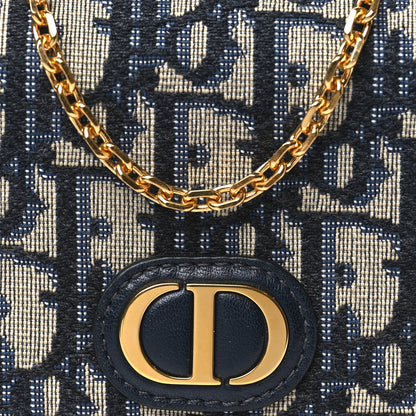 Christian Dior Oblique Nano 30 Montaigne Pouch Blue 8 of 10