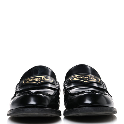 Christian Dior Brushed Calfskin Boy Loafer Mule 36 Black 3 of 11