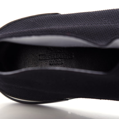 Hermes Mesh Volo Sneakers 40 Black 8 of 9