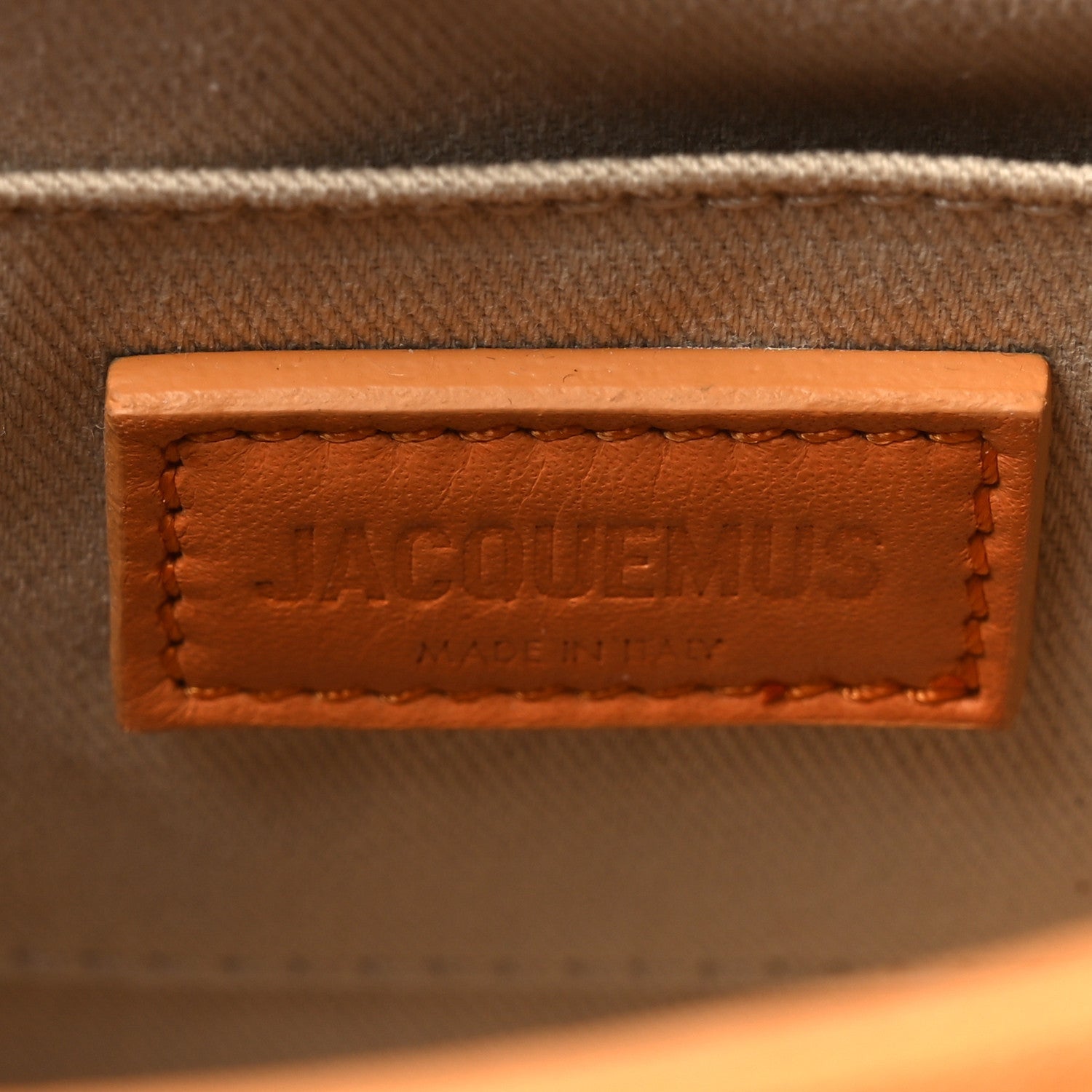 Jacquemus Canvas Le Messageru Bag Orange 6 of 7