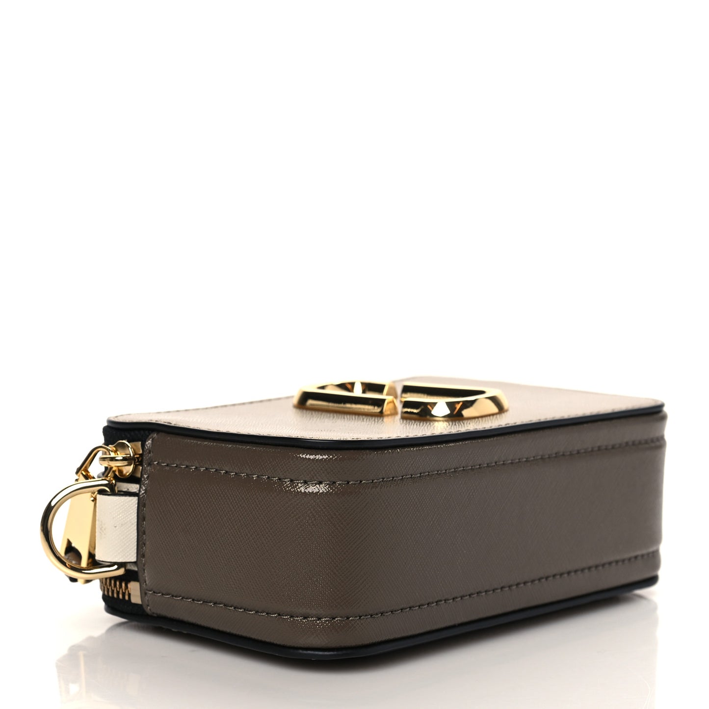 Saffiano Small Snapshot Camera Bag French Grey