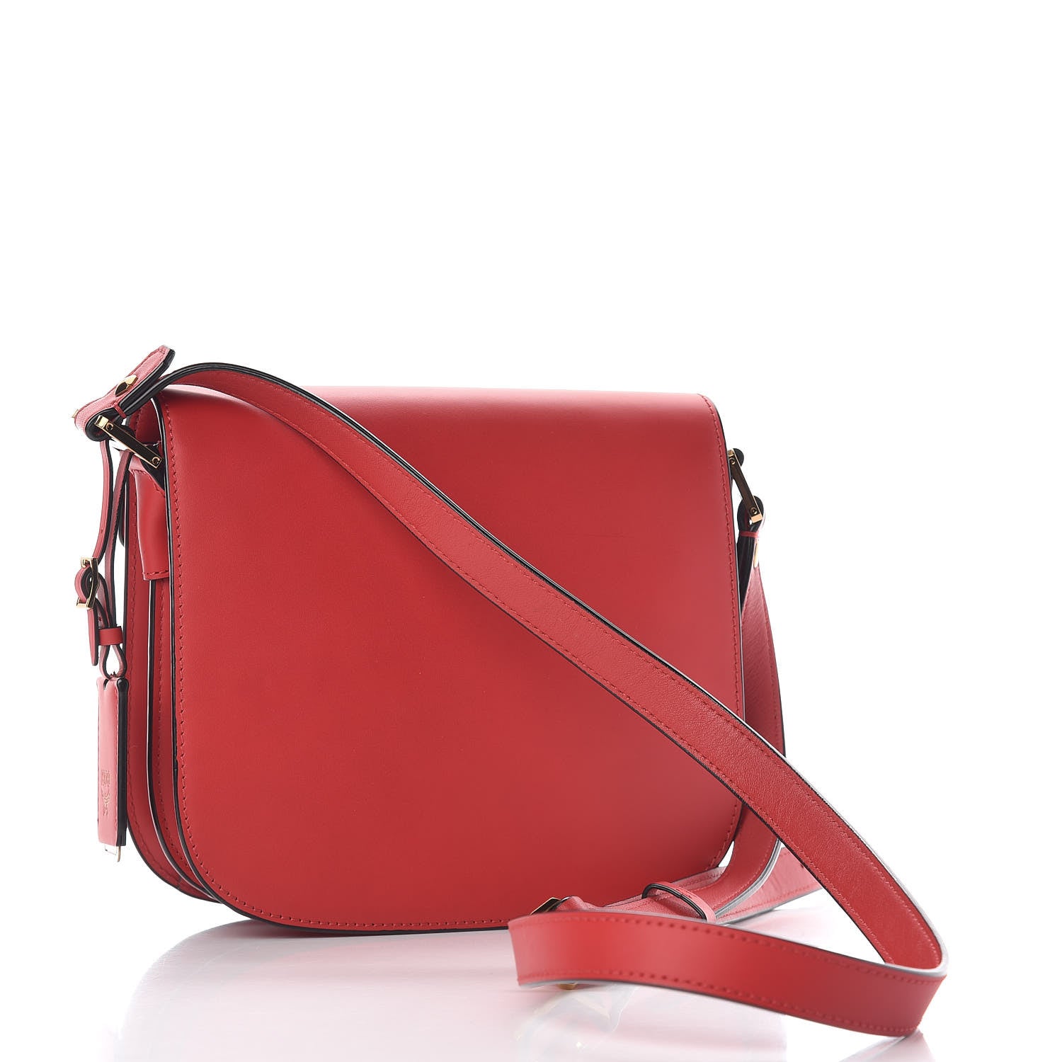 MCM Calfskin Patricia Crossbody Bag Red 3 of 12