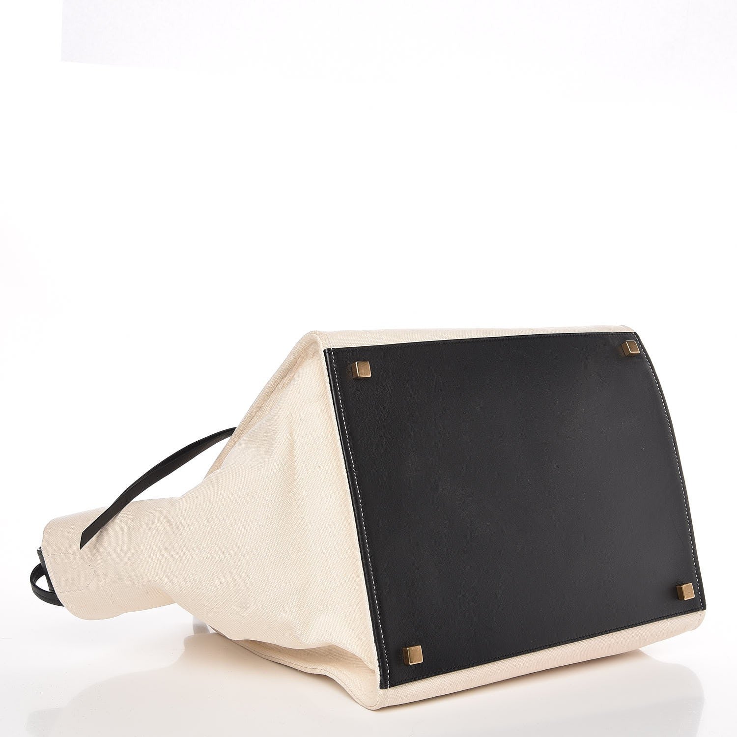 Celine Cotton Canvas Medium Phantom Luggage White 4 of 9