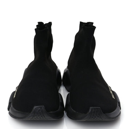Balenciaga Neoprene Knit Womens Speed Sneakers 38 Black 3 of 6
