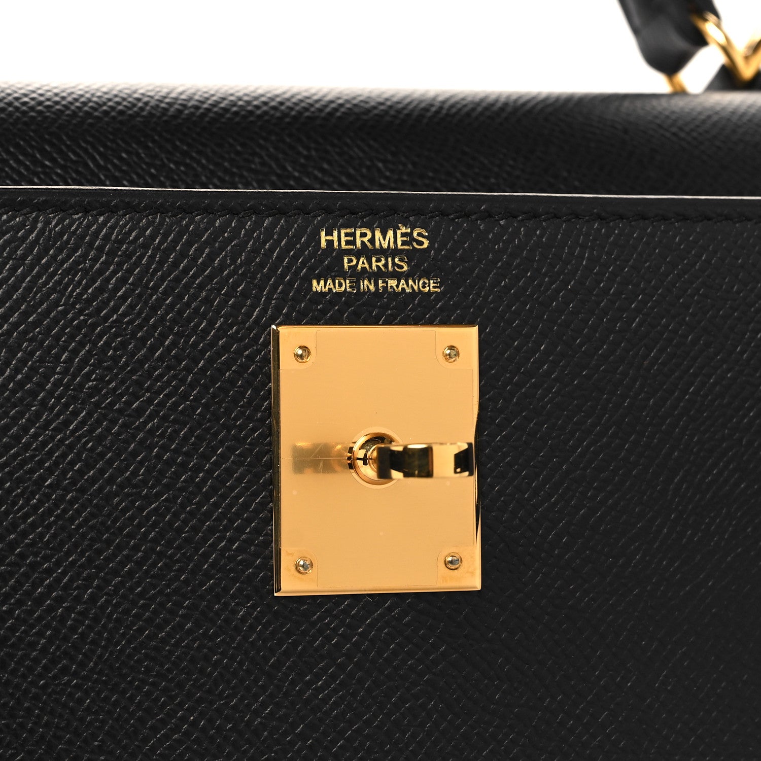 Hermes Epsom Kelly Sellier 32 Black 6 of 10