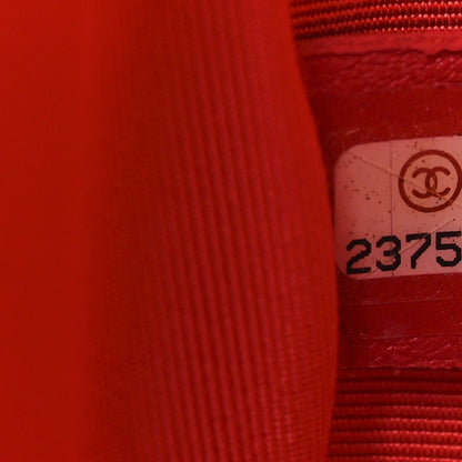 Chanel Calfskin Stitched Small Ring My Bag Flap Crossbody Red 7 of 7