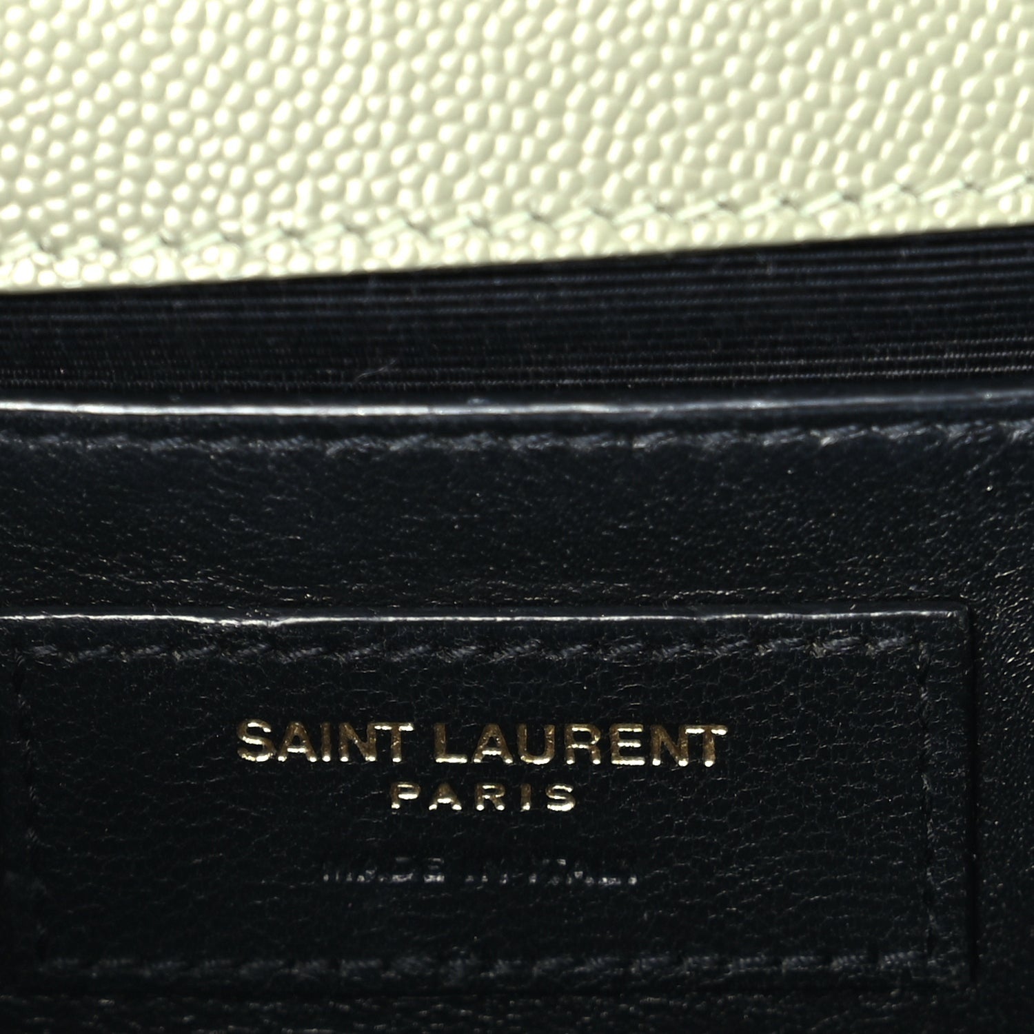 Saint Laurent Grain De Poudre Small Monogram Kate Satchel  Light Sage 5 of 8