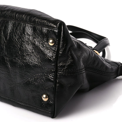 Gucci Vernice Naplack Small Soho Top Handle Satchel Black 9 of 9