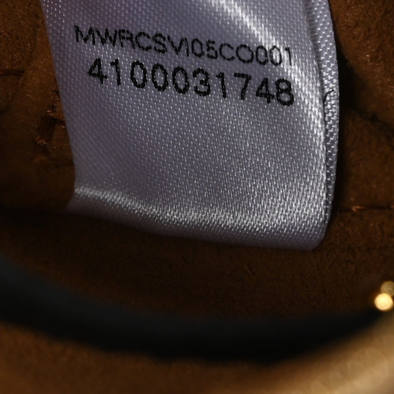 MCM Visetos Rockstar Stud X-Mini Vanity Case Cognac 7 of 11