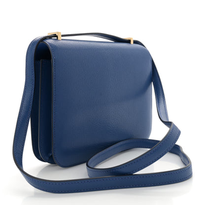 Hermes Chevre Mysore Constance 18 Bleu France 3 of 11