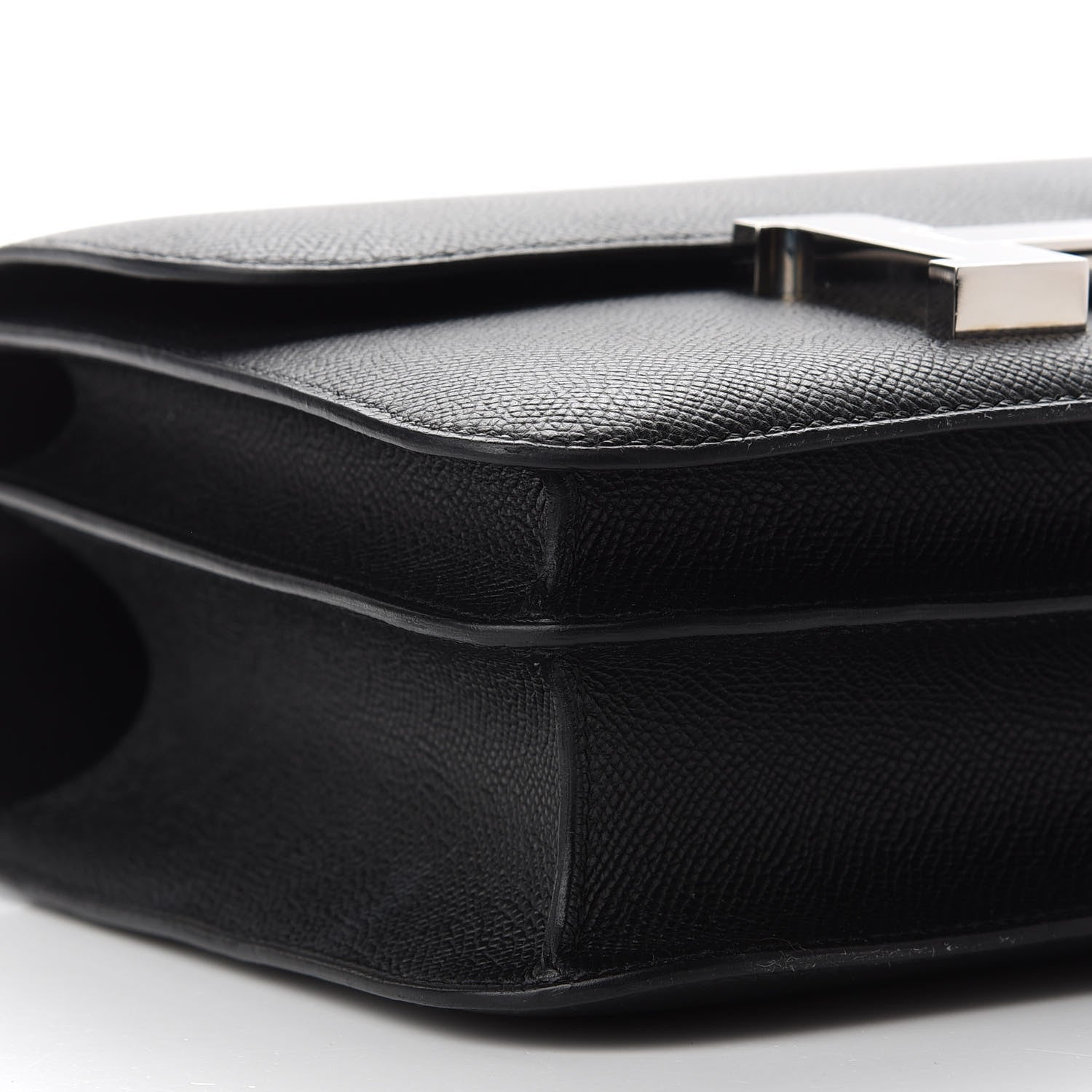 Hermes Epsom Horseshoe Enamel Constance 24 Black 5 of 24