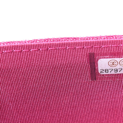 Chanel Caviar Quilted Medium Boy Flap Wallet Fuchsia 8 of 9