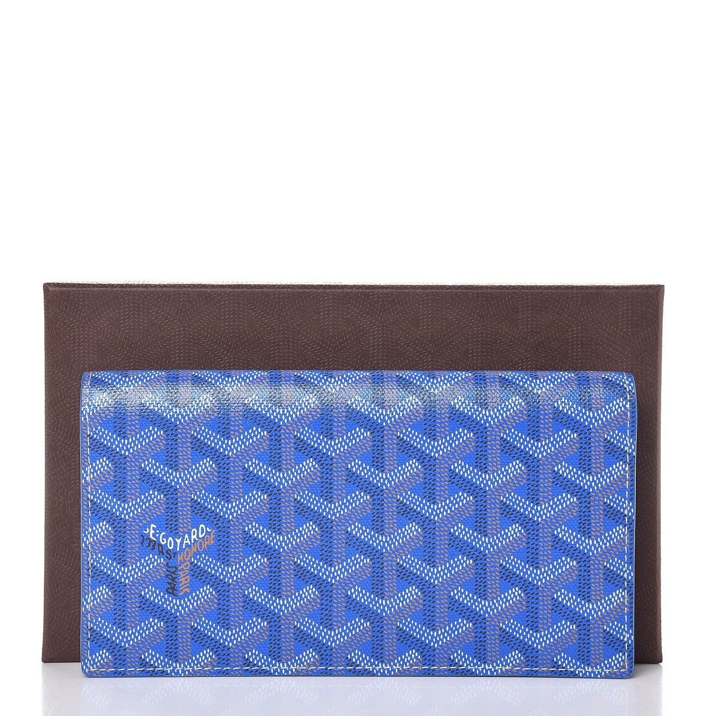 Goyardine Richelieu Wallet Sky Blue