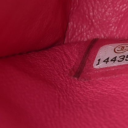 Chanel Patent Quilted Jumbo Double Flap Pink 7 of 11