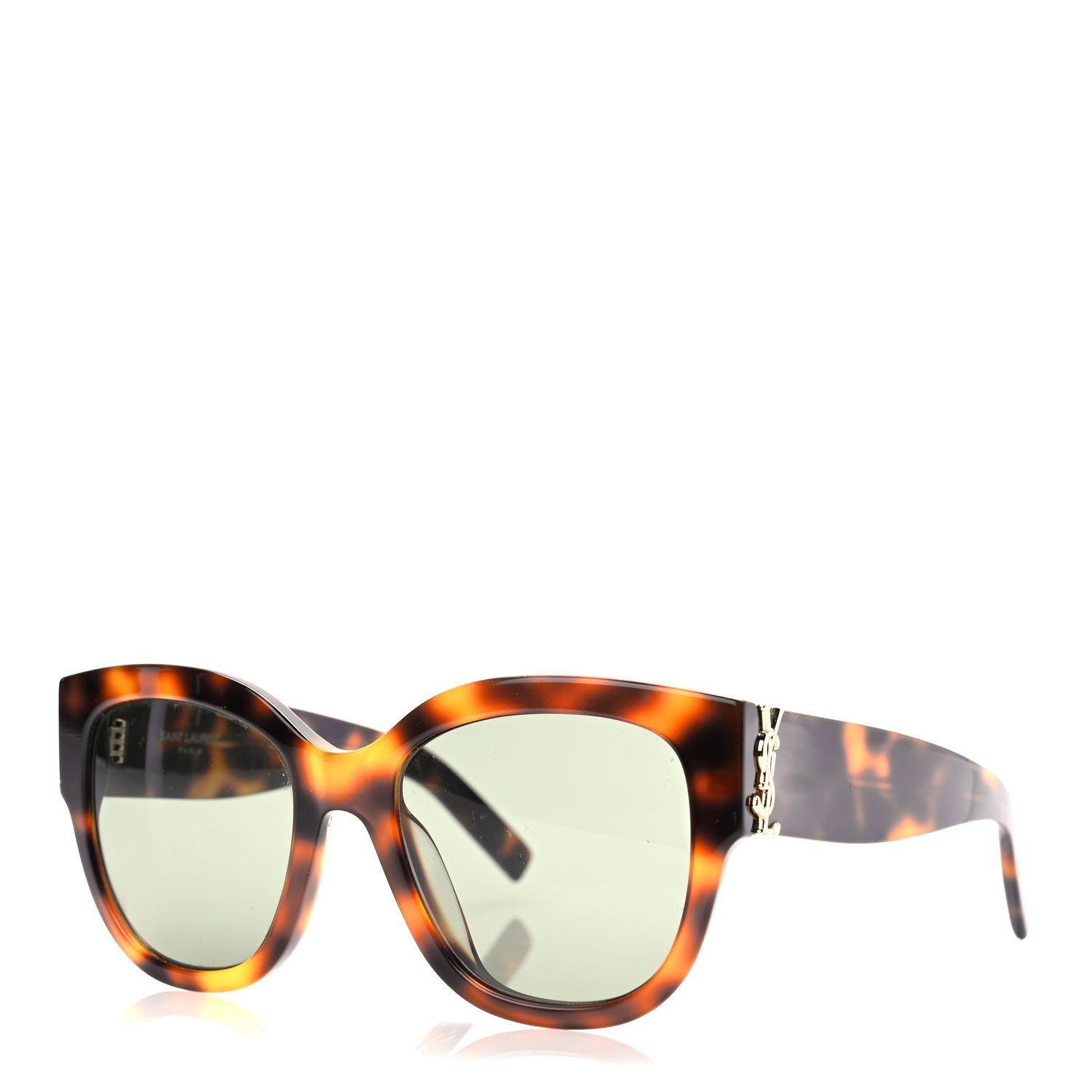 Saint Laurent Acetate Oversized Sunglasses SL M95 F Tortoise 1 of 7