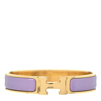 Hermes Enamel Narrow Clic Clac H Bracelet GM 1 of 3