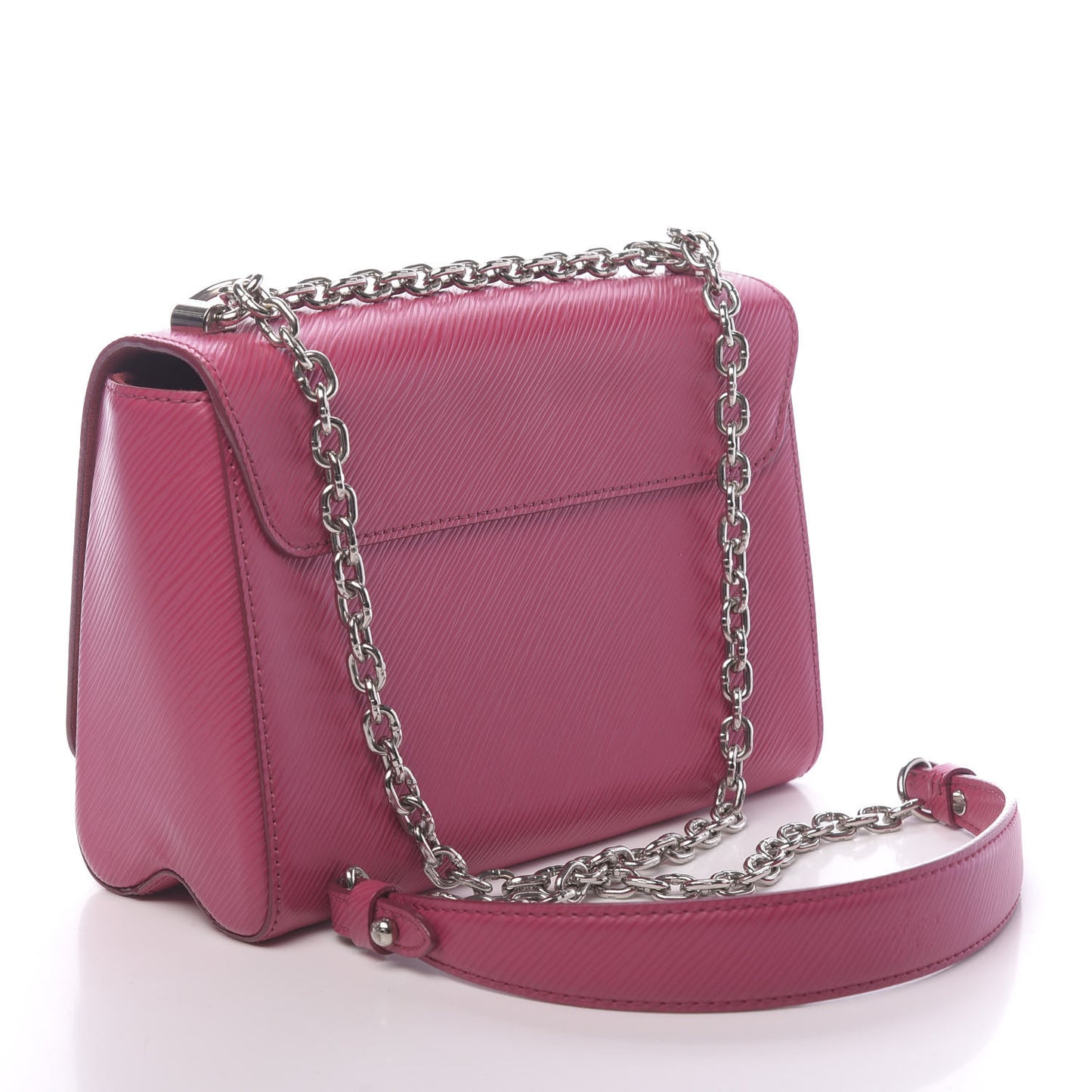 Epi Twist Shoulder Bag MM Fuchsia
