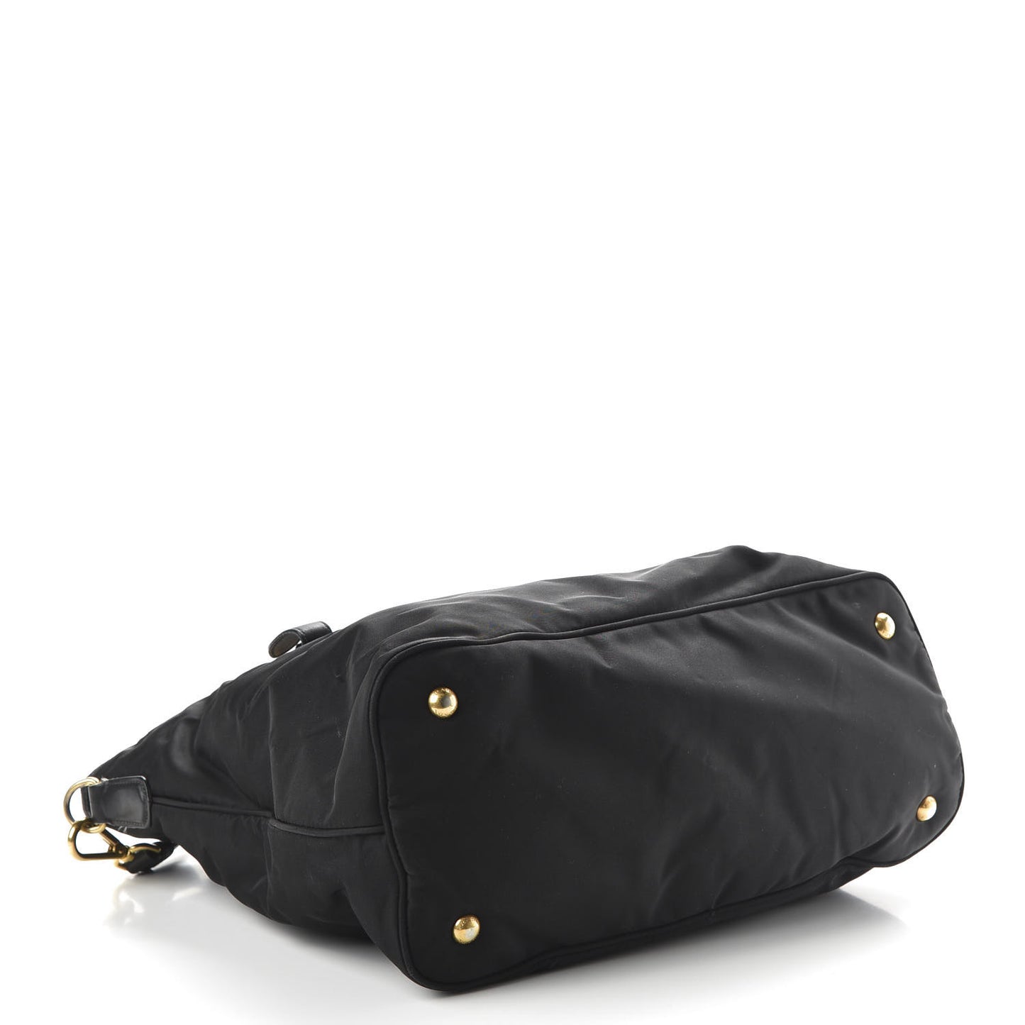 Tessuto Nylon Soft Calf Tote Black