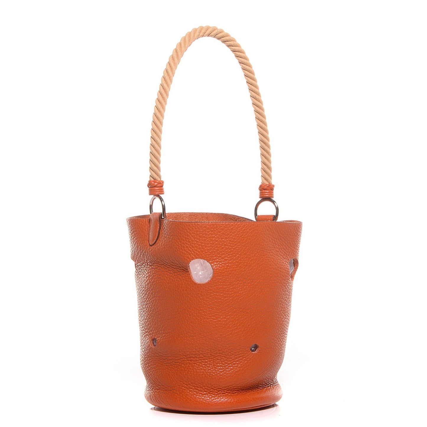 Taurillon Clemence Mangeoire Rope Bag Potiron