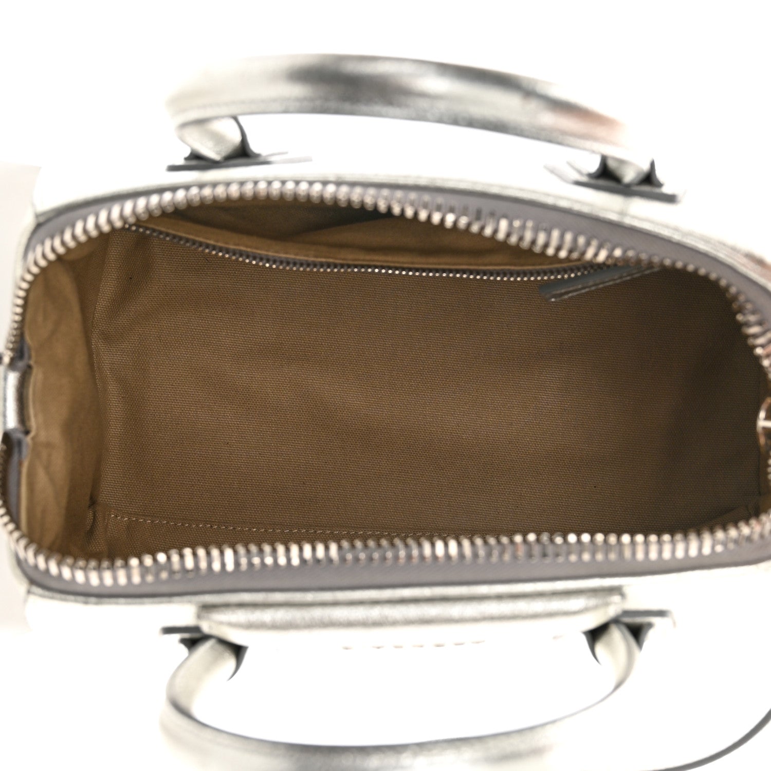 Givenchy Metallic Sugar Goatskin Small Antigona Silver 5 of 11