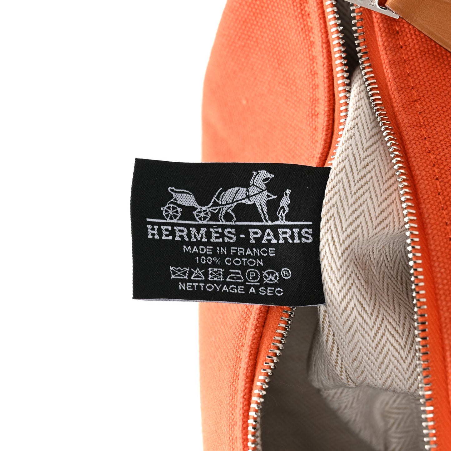 Canvas Small Bride-A-Brac Pouch Orange Burgundy