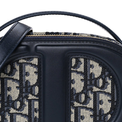 Christian Dior Oblique CD Signature Oval Crossbody Camera Bag Blue Multicolor 6 of 7