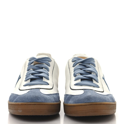Louis Vuitton Calfskin Frontrow Sneakers Blue 3 of 7