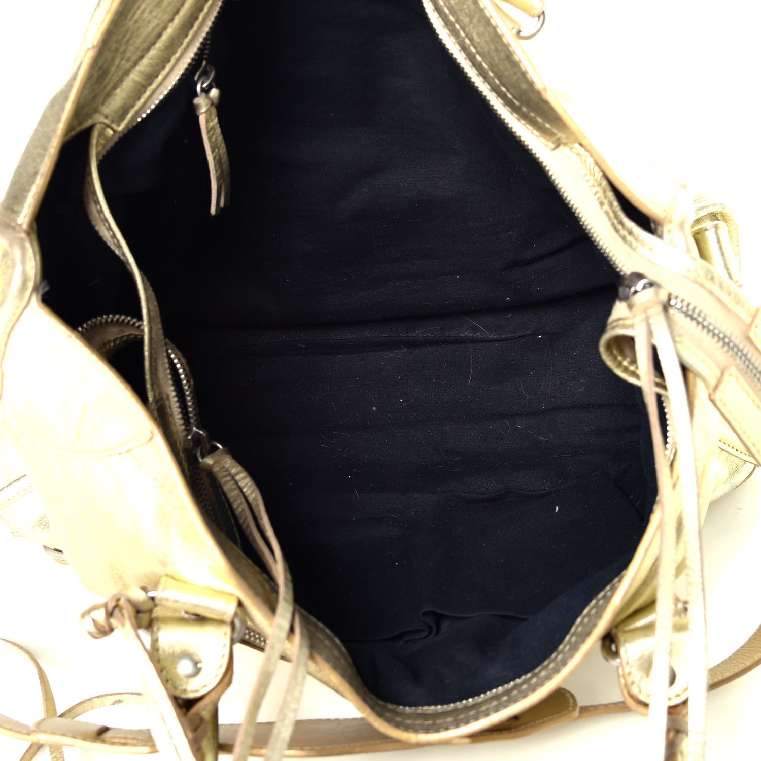 Balenciaga Laminated Agneau Classic Silver Hardware City Gold 5 of 9