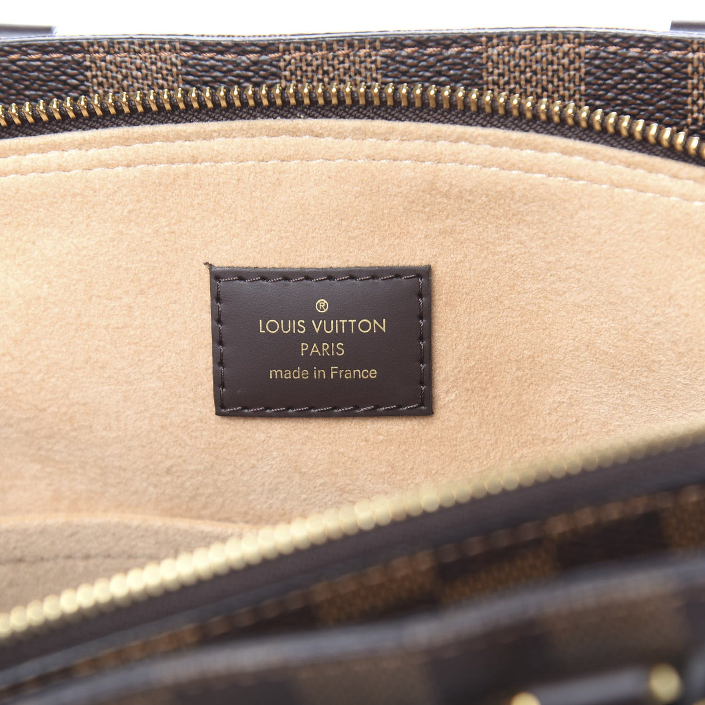 Cuir Taurillon Damier Ebene Normandy Ebene