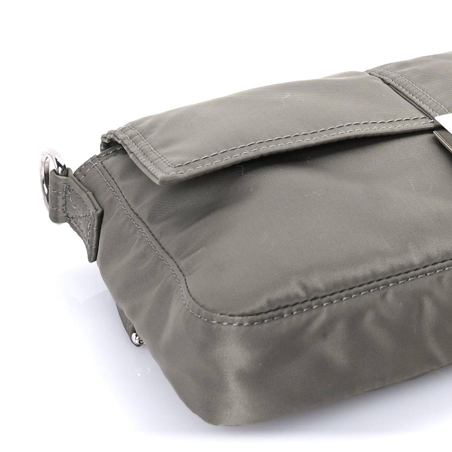 X PORTER Nylon Regular Belt Baguette Bag Khaki