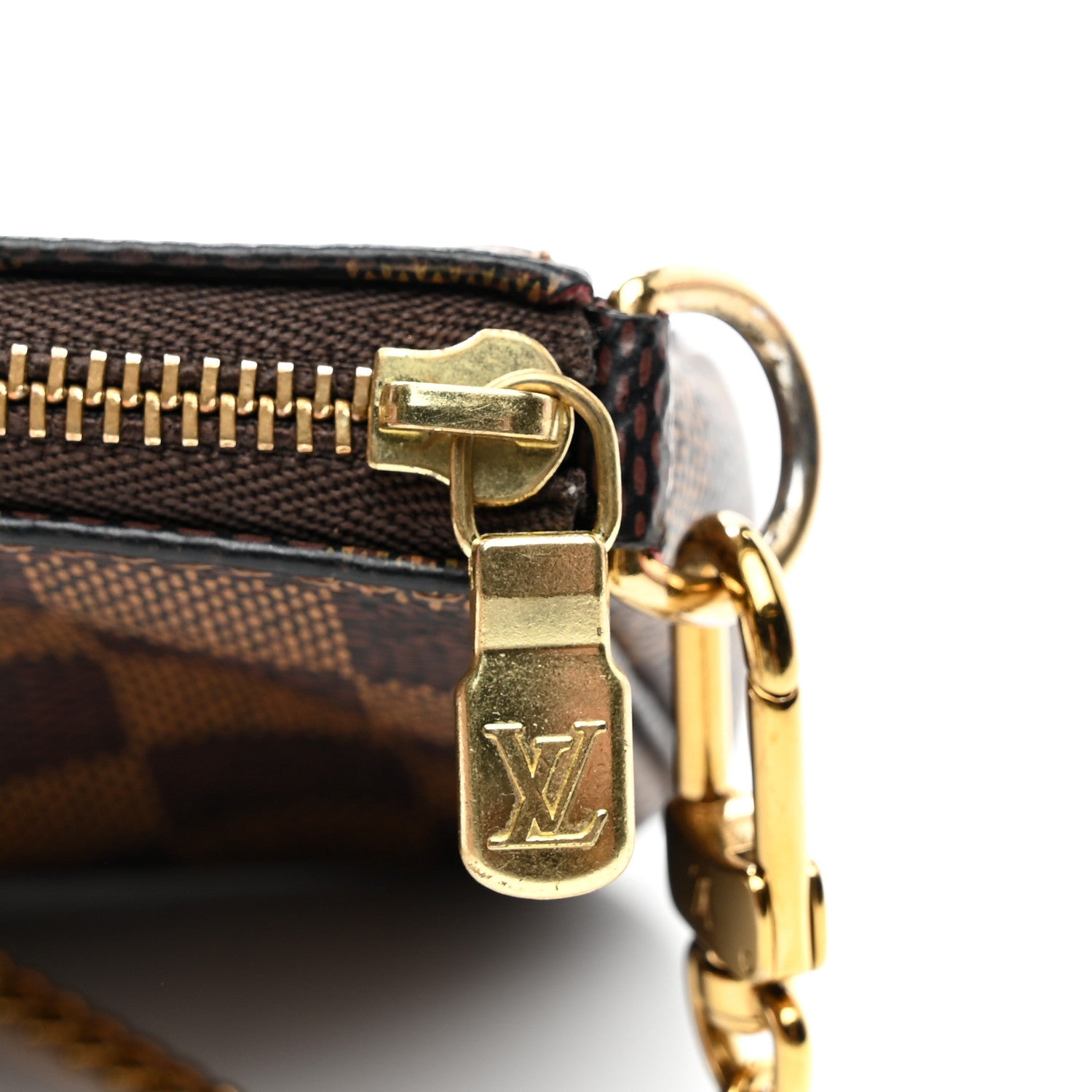 Louis Vuitton Damier Ebene Mini Pochette Accessories 9 of 9