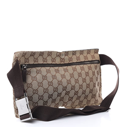Gucci Monogram Web Belt Bag Dark Brown 3 of 10