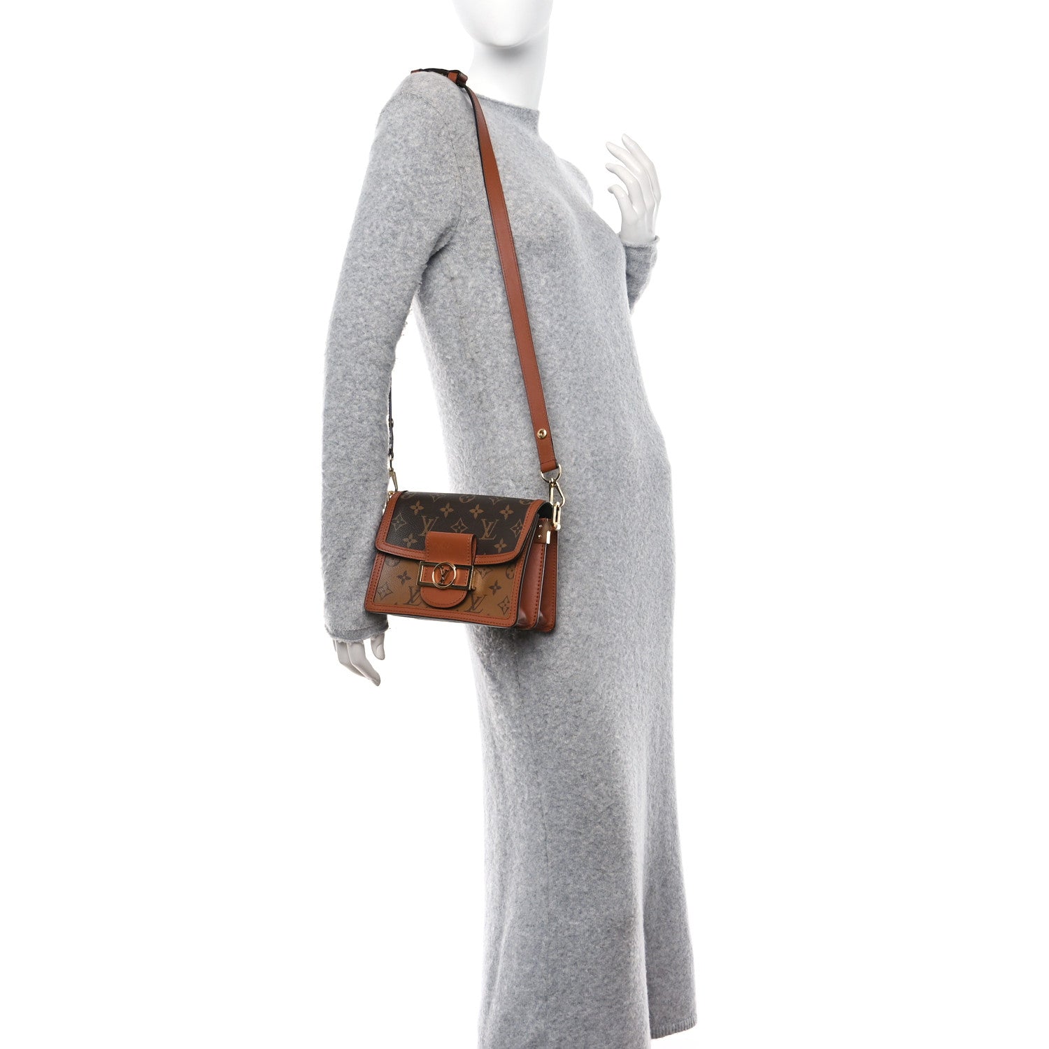 Louis Vuitton Reverse Monogram Dauphine Mini 2 of 9