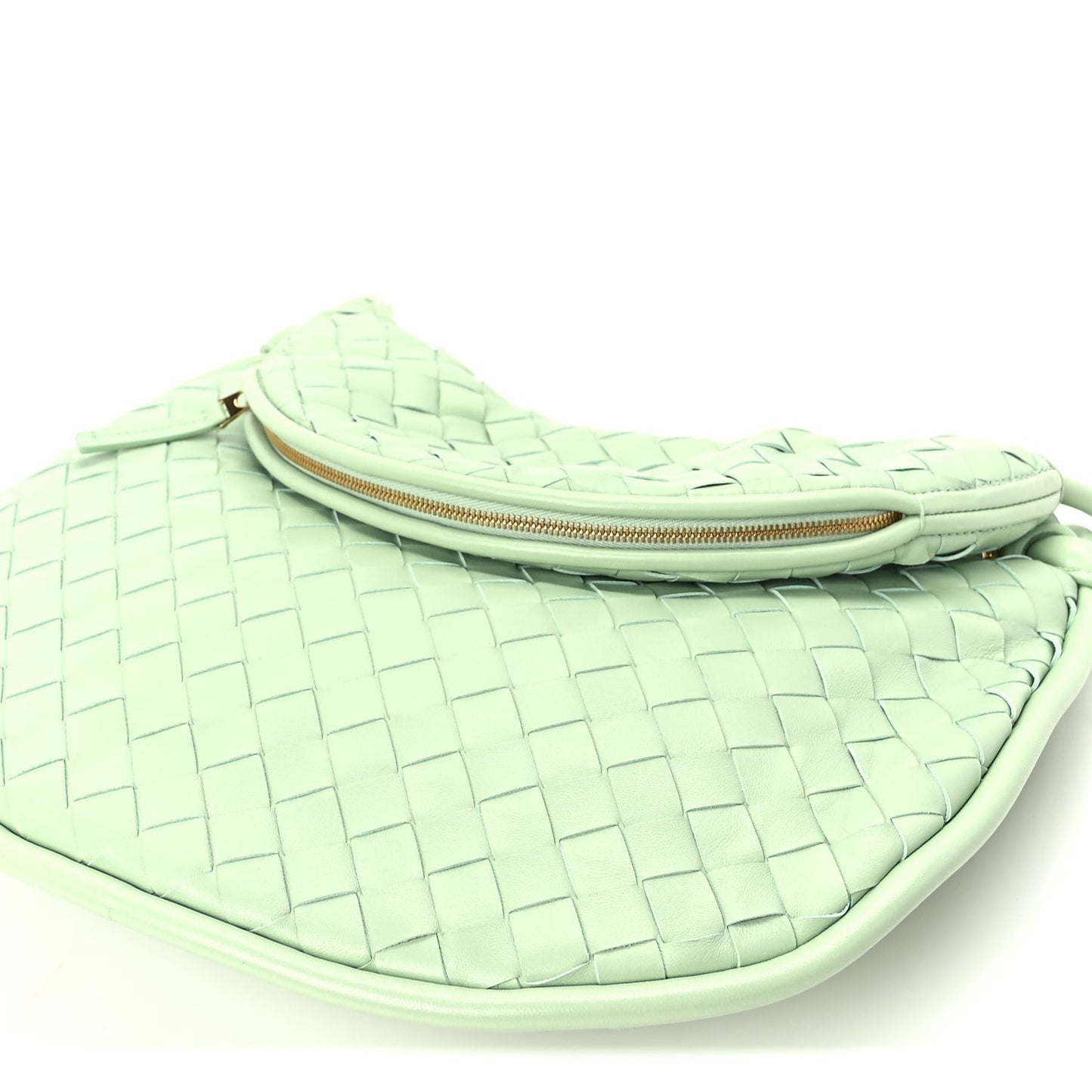 Nappa Intrecciato Medium Gemelli Fresh Mint
