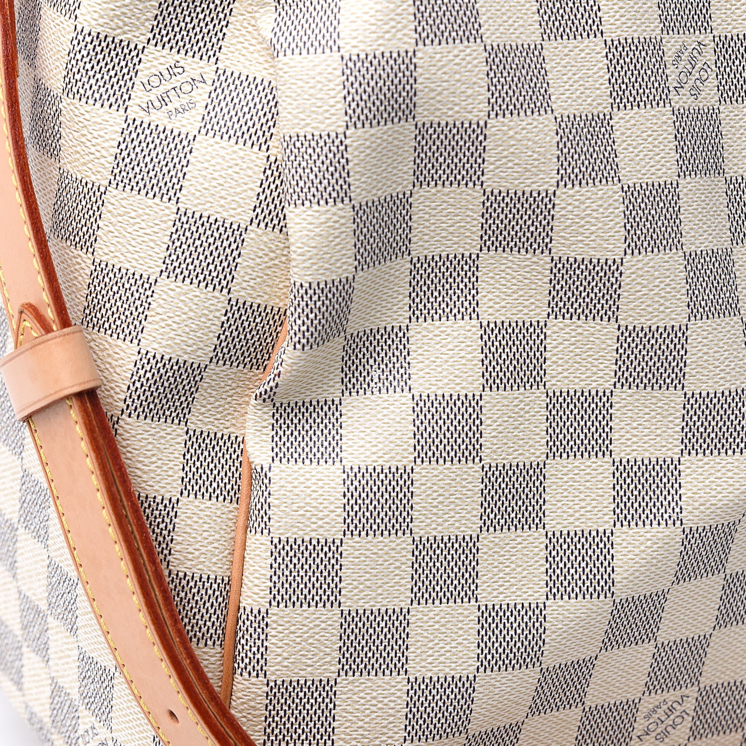 Louis Vuitton Damier Azur Keepall Bandouliere 55 14 of 16