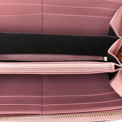 Gucci ssima Signature Zip Around Wallet Soft Pink 5 of 8