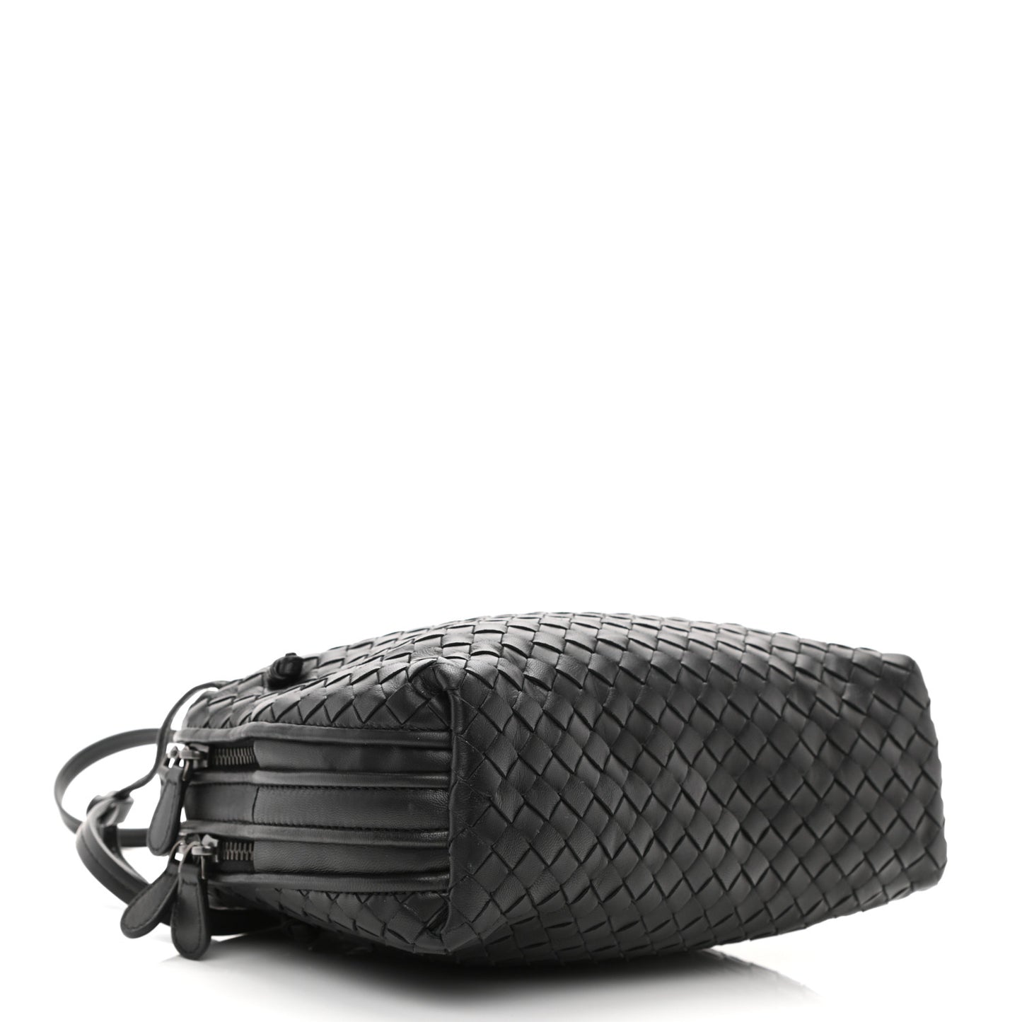 Nappa Intrecciato Nodini Bag Black