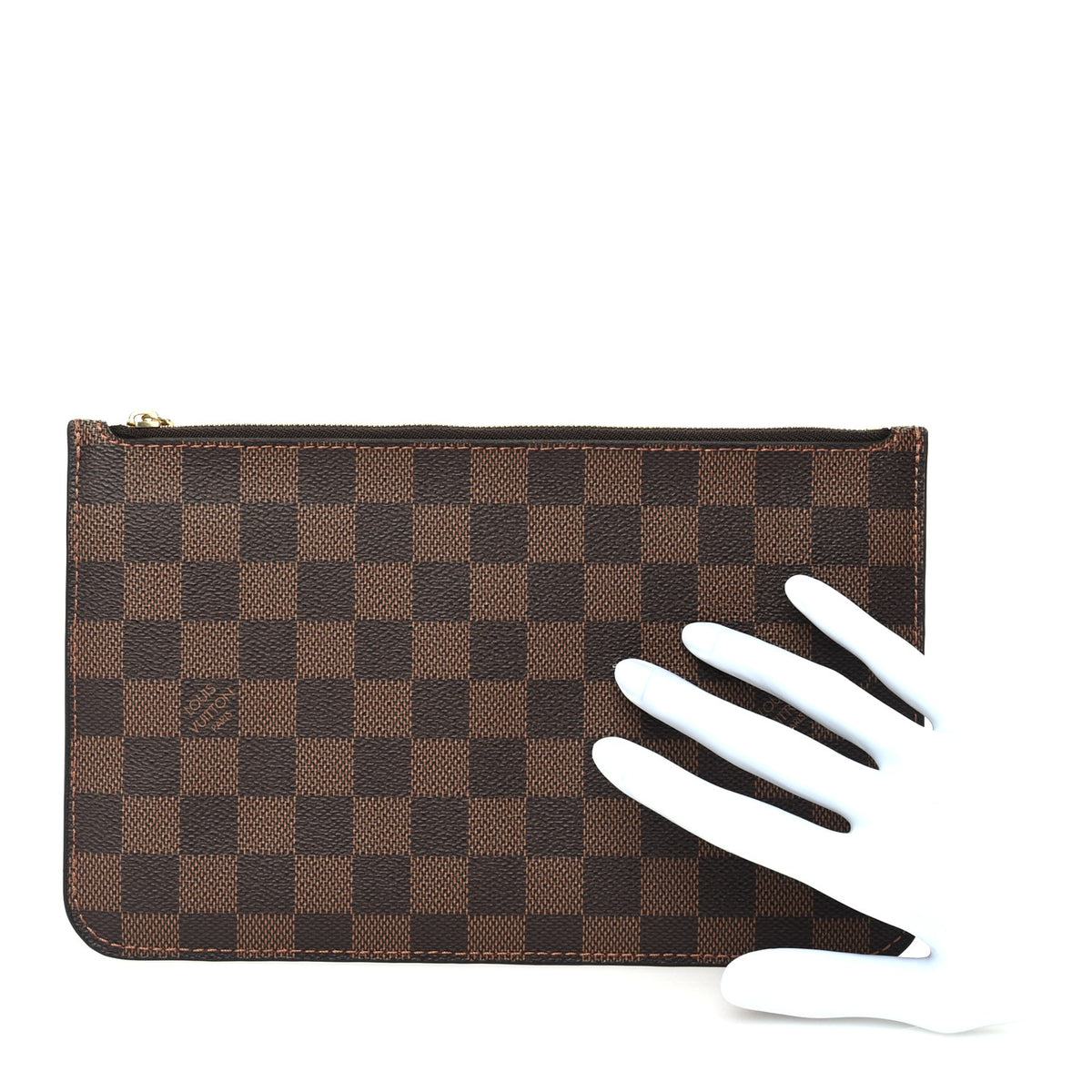 Louis Vuitton Damier Ebene Neverfull MM GM Pochette 2 of 7