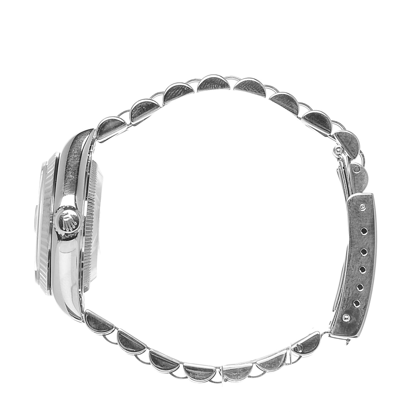 Stainless Steel 26mm Oyster Perpetual Datejust Watch Pink Roman 79174