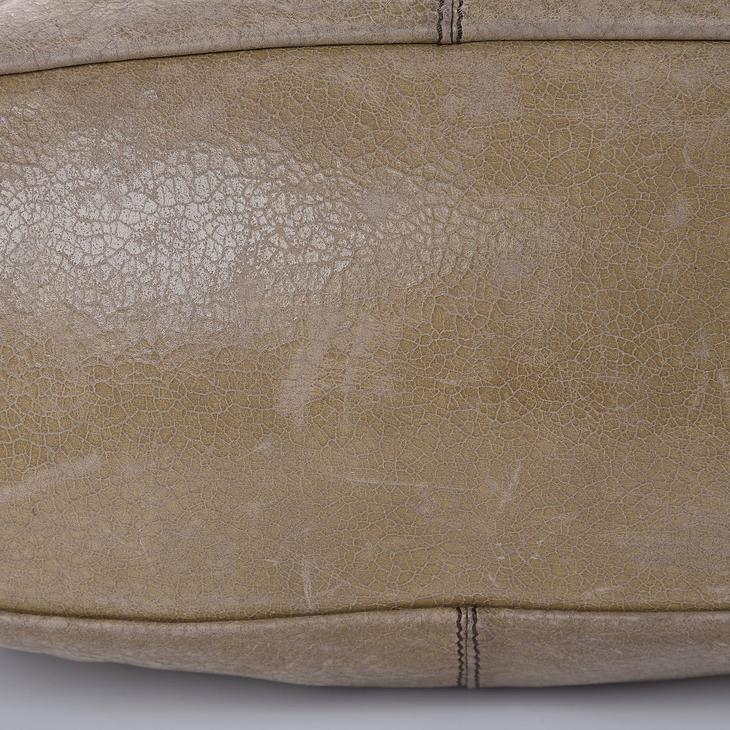 Crackled Calfskin Medium Nightingale Beige