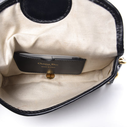 Christian Dior Oblique Flap Bag Navy Blue 4 of 11