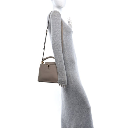 Louis Vuitton Taurillon Capucines BB Galet 2 of 7