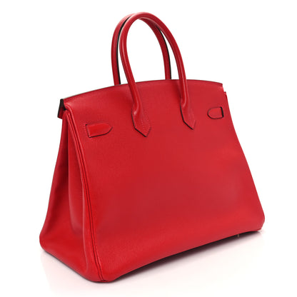 Hermes Epsom Birkin 35 Rouge Casaque 3 of 10