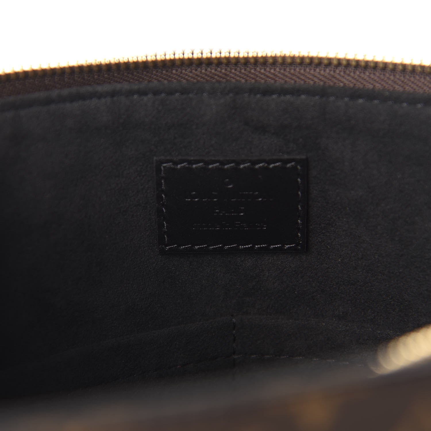 Louis Vuitton Monogram Flower Zipped Tote MM Black 8 of 10