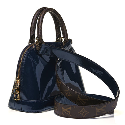Louis Vuitton Patent Monogram Alma BB Marine 3 of 9